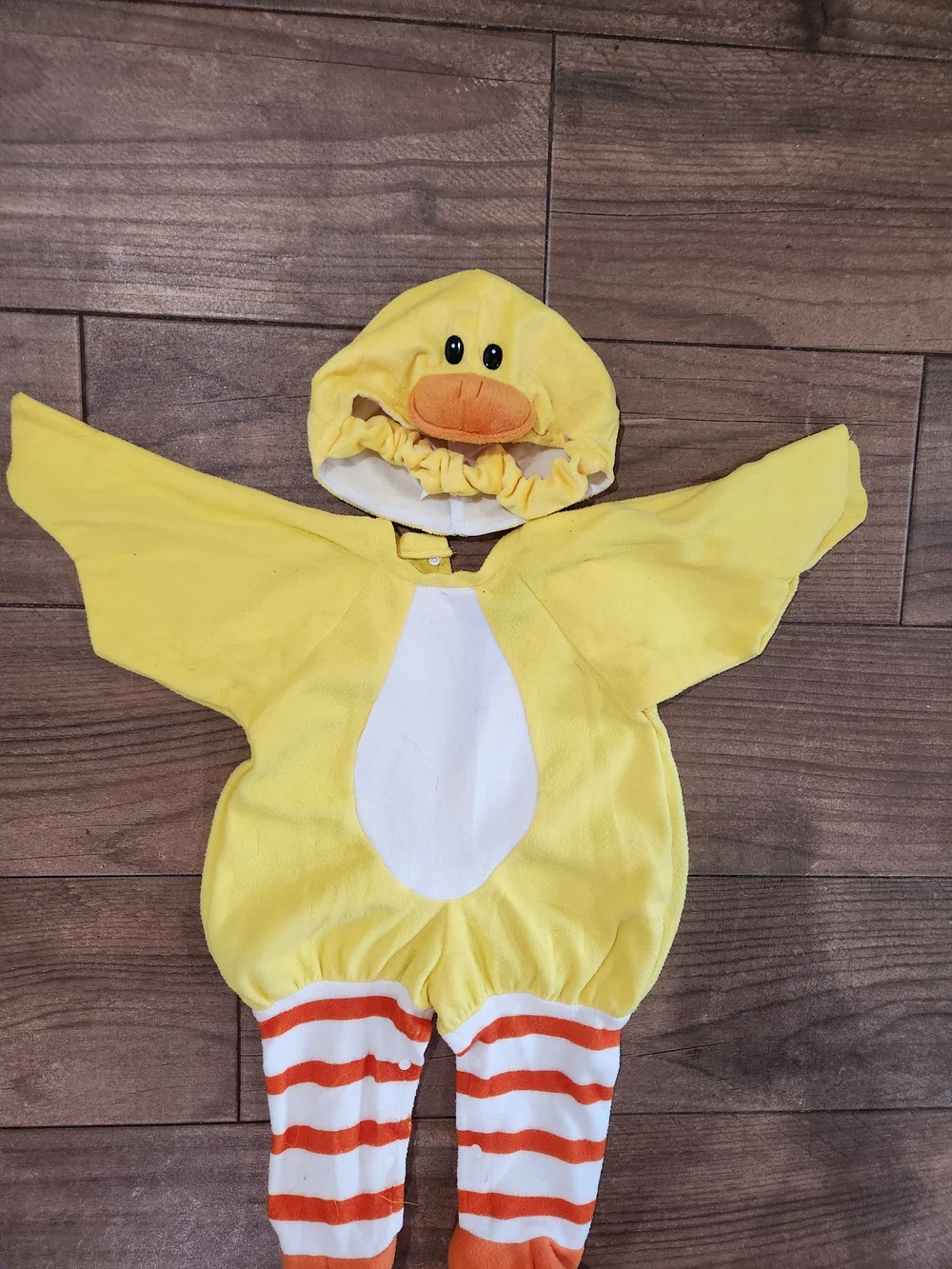 Rubie's Newborn Unisex Baby Duck Duckling Costume Hoodie Bodysuit Sleeveless